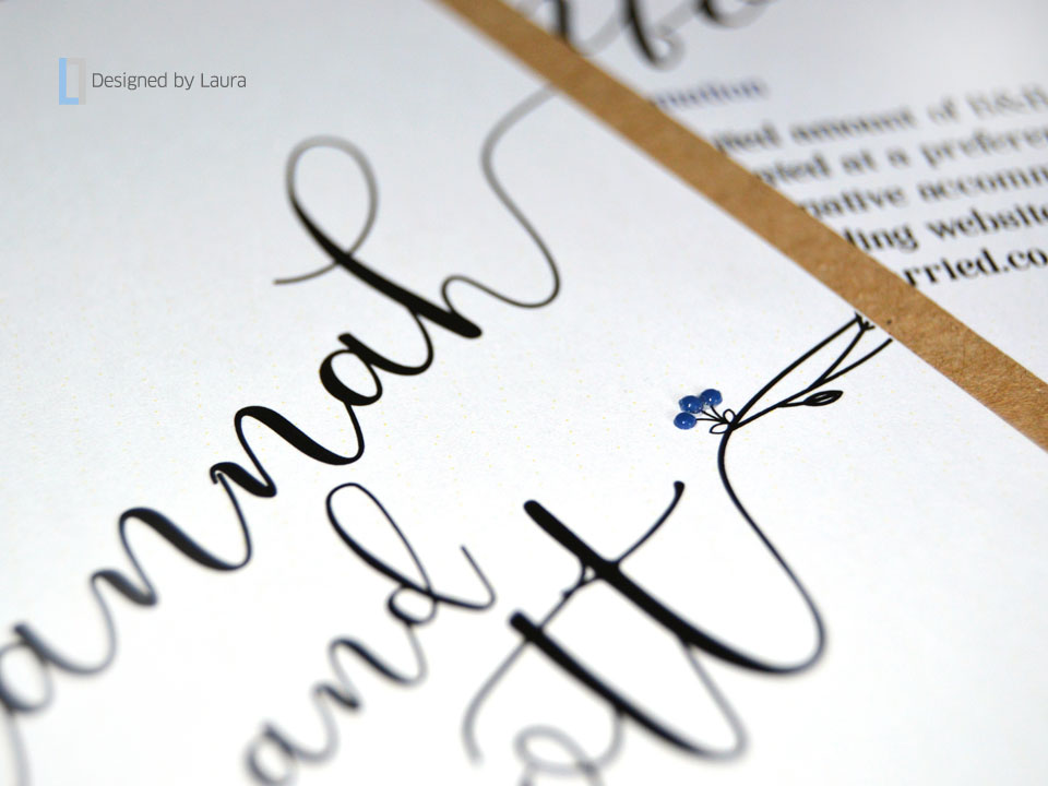 bespoke wedding stationery