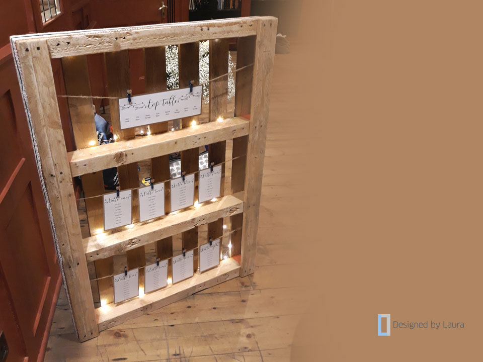 shabby chic table plan