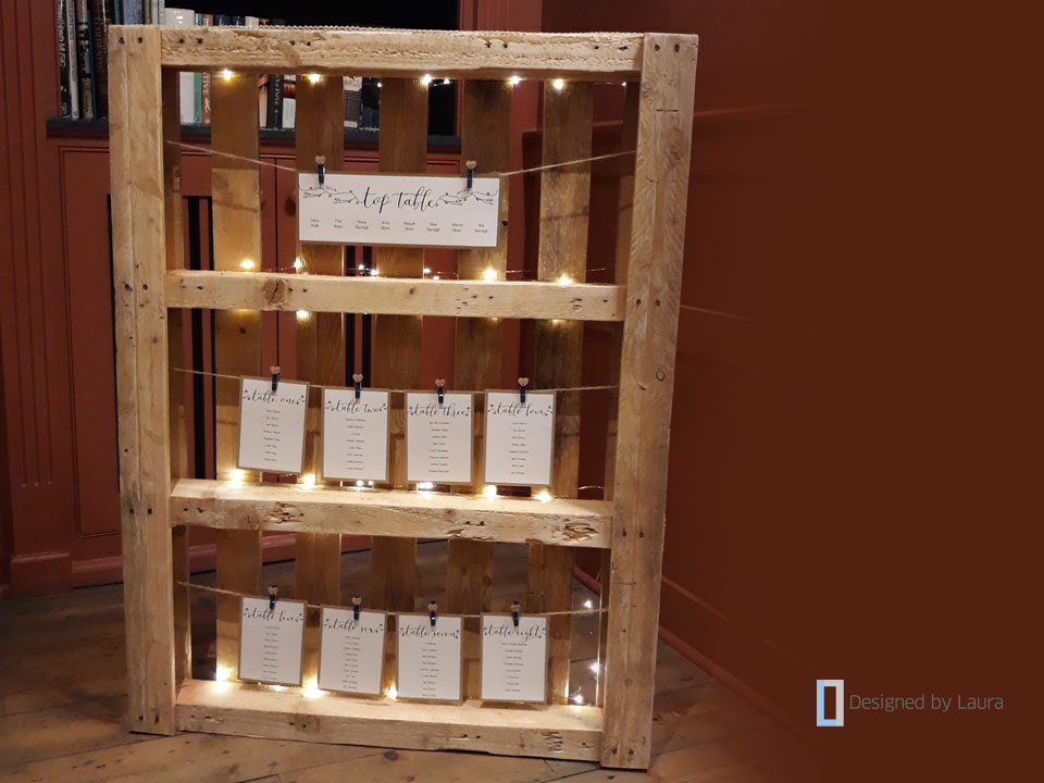 shabby chic table plan