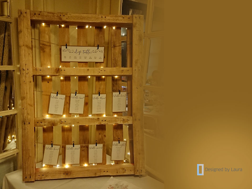 shabby chic table plan