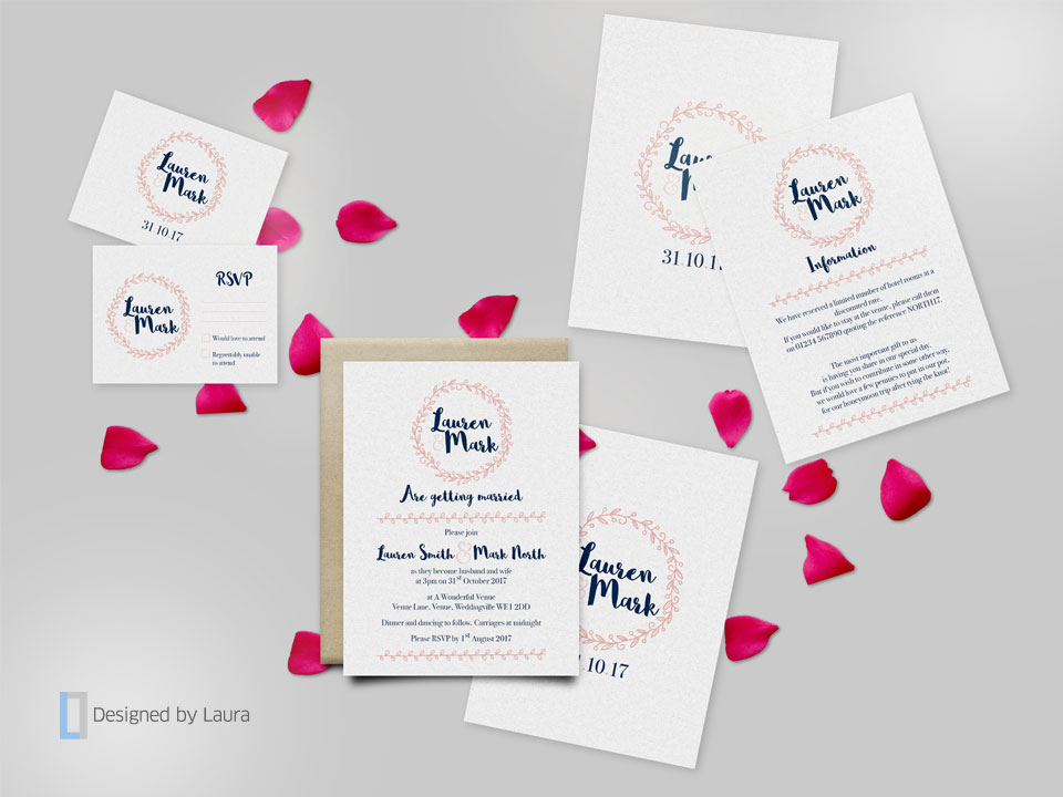 handmade wedding stationery