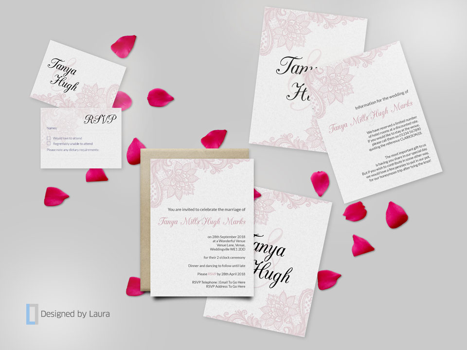 handmade wedding stationery