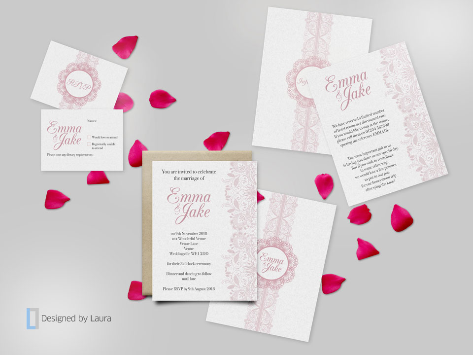 handmade wedding stationery