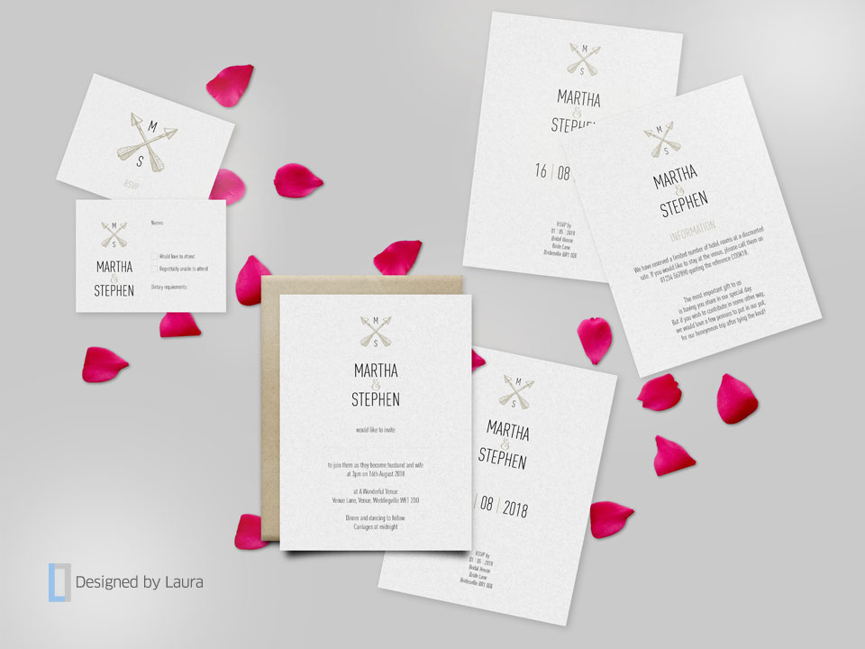 handmade wedding stationery