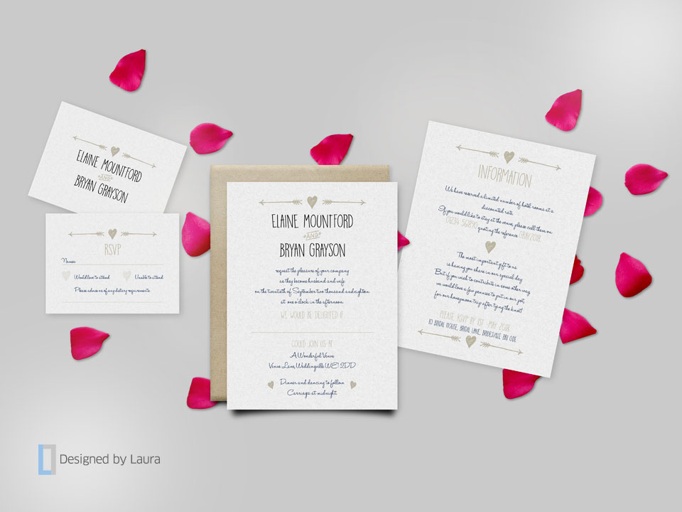 handmade wedding stationery