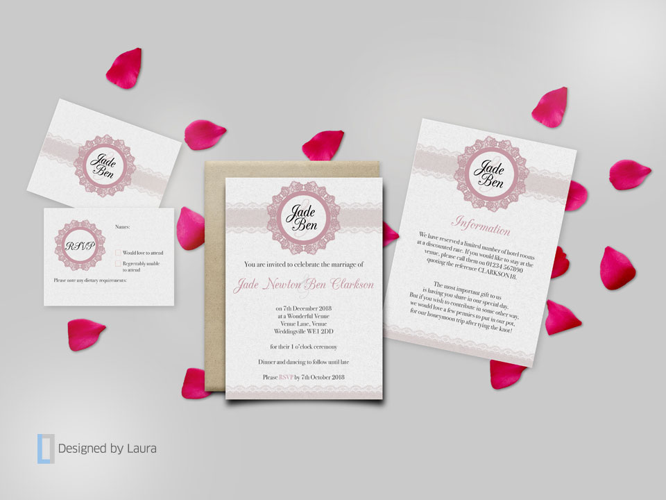 handmade wedding stationery