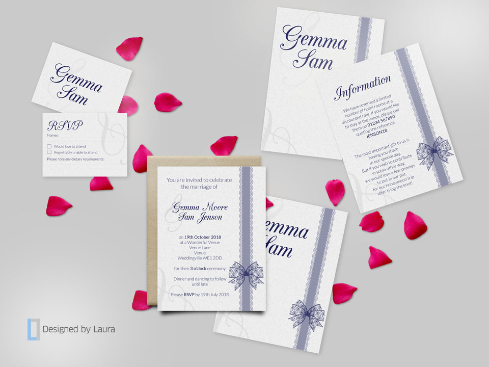 handmade wedding stationery