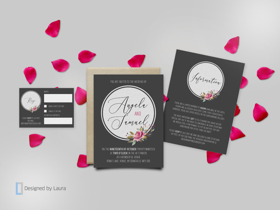 handmade wedding stationery
