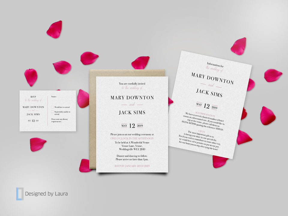 handmade wedding stationery