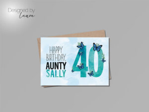 aunty-40-butterfly-card
