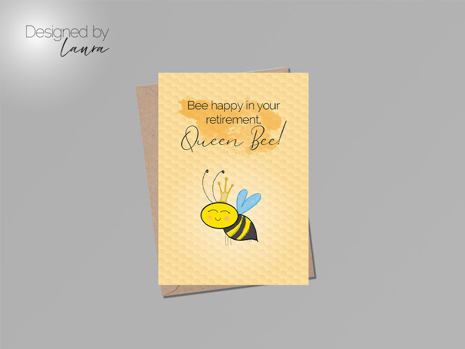 bee-themed-retirement-card