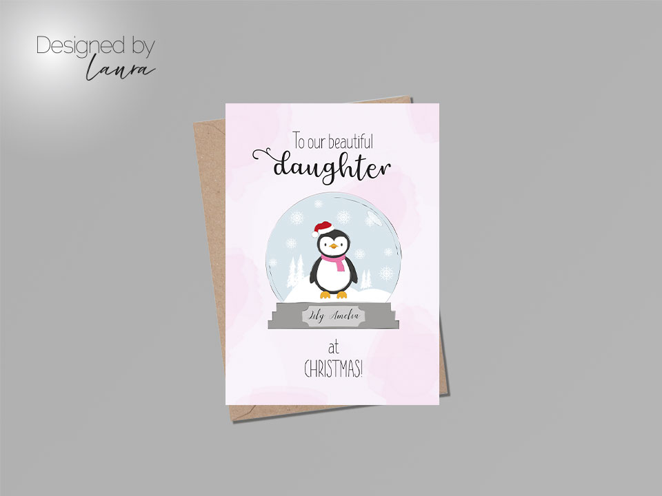 daughter christmas card