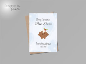 cute teacher christmas card